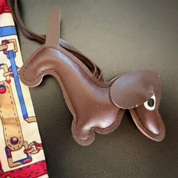 BOUTIQUE DOG AND SCARF BAG CHARM - Picture 2 of 4